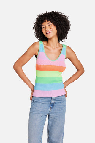 Brodie Wispr Striped Tank - Premium clothing at Lonnys NY - Just $121! Shop Womens clothing now 