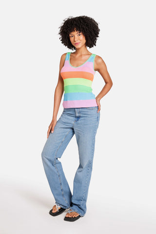 Brodie Wispr Striped Tank - Premium clothing at Lonnys NY - Just $121! Shop Womens clothing now 