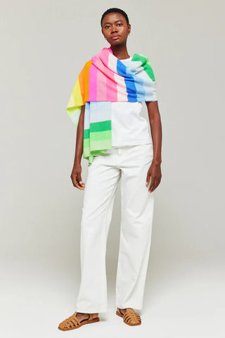 Brodie Wispr Striped Travel Wrap - Premium clothing at Lonnys NY - Just $284! Shop Womens clothing now 