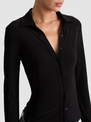 Alice + Olivia Freya Fitted Button Down Shirt