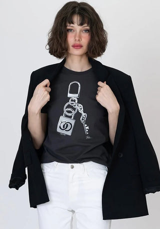 CPress Lock & Key Mushie Tee