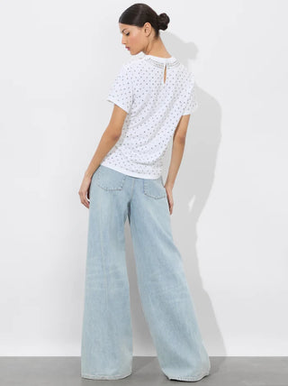 Alice & Olivia Alvera Studded Tee - Premium clothing at Lonnys NY - Just $375! Shop Womens clothing now 