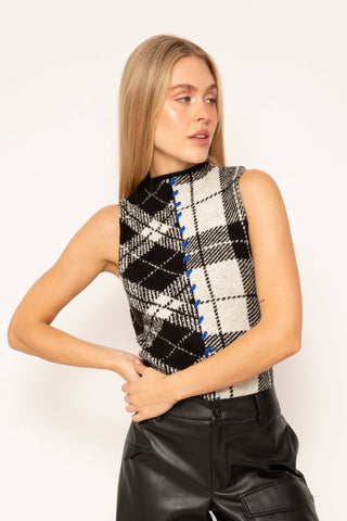 CPW Goldie Plaid Mockneck - Premium clothing at Lonnys NY - Just $150! Shop Womens clothing now 