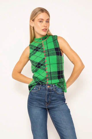 CPW Goldie Plaid Mockneck *FINAL SALE* - Premium clothing at Lonnys NY - Just $75! Shop Womens clothing now 