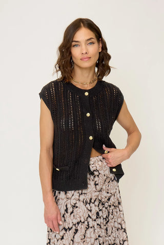 CPW Rose Sleeveless Openstitch Cardigan - Premium clothing at Lonnys NY - Just $130! Shop Womens clothing now 