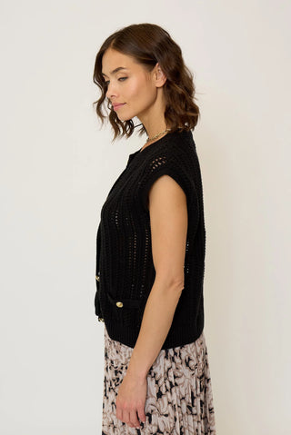 CPW Rose Sleeveless Openstitch Cardigan - Premium clothing at Lonnys NY - Just $130! Shop Womens clothing now 