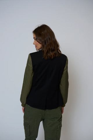CPW Billie Nylon Sleeve Blazer Jacket