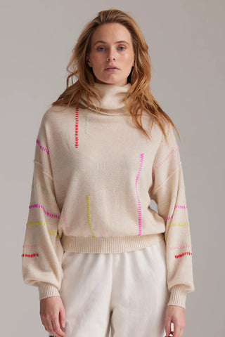 Crush Pop Stitch Easy Roll Sweater - Premium clothing at Lonnys NY - Just $341! Shop Womens clothing now 