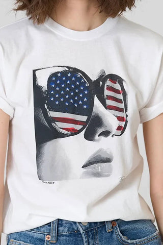 Cpress Free & Brave Mushie Tee - Premium clothing at Lonnys NY - Just $68! Shop Womens clothing now 