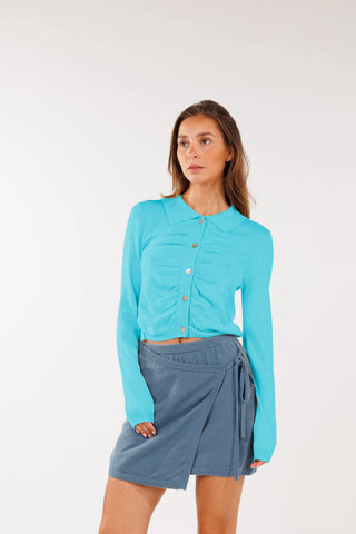 Crush Kyla Dressy Polo - Premium Polo Shirt at Lonnys NY - Just $130! Shop Womens clothing now 
