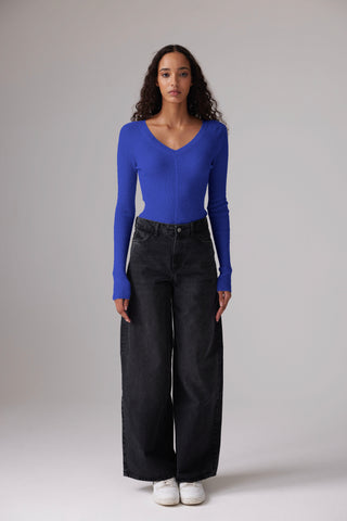 Colorush Jones Skinny Rib V - Premium clothing at Lonnys NY - Just $121! Shop Womens clothing now 