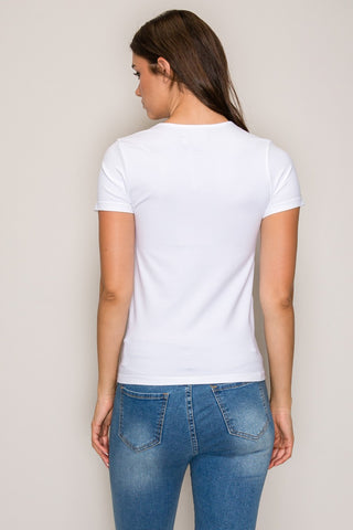 Curds & Whey Spandex Crew Neck Tee