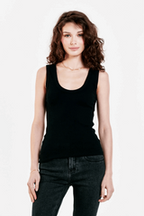 DEAR JOHN DENIM PAULA SCOOP TANK