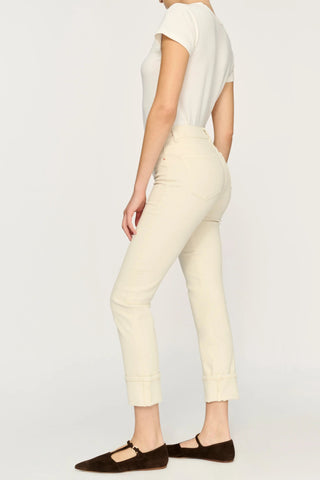 DL1961 Mara Mid Rise Straight Cuffed Jeans - Premium Jeans at Lonnys NY - Just $209! Shop Womens clothing now 