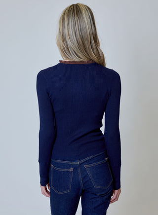 Design History Ribbed Cardigan