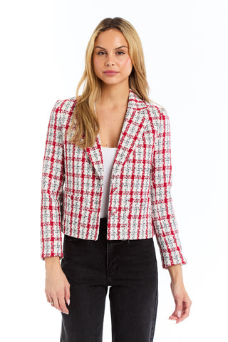 Drew Lina Plaid Blazer