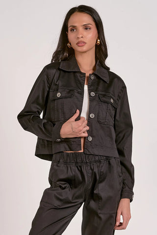 Elan Ira Crop Jacket - Premium clothing at Lonnys NY - Just $123! Shop Womens clothing now 