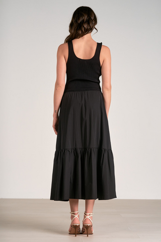 Elan Maxi Tank Black Dress - Premium dresses from Elan - Just $120! Shop now 