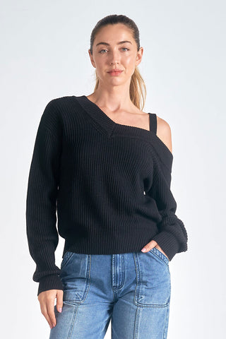 Elan Off Shoulder Sweater - Premium clothing at Lonnys NY - Just $90! Shop Womens clothing now 