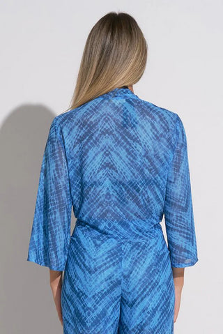 Elan Saphire Tie Front Top - Premium clothing at Lonnys NY - Just $57! Shop Womens clothing now 