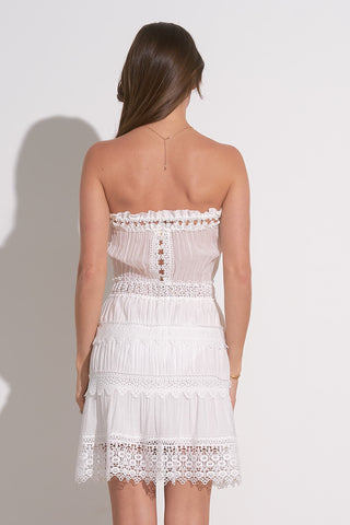 Elan Strapless Crochet Dress - Premium clothing at Lonnys NY - Just $100! Shop Womens clothing now 