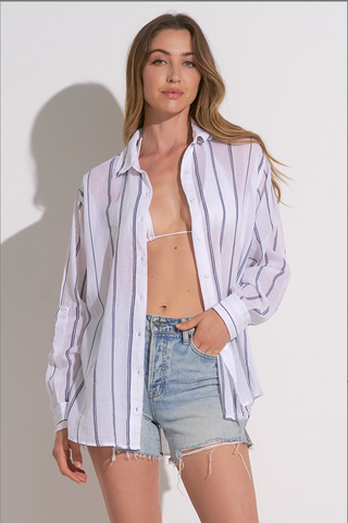 Elan City Button Down Shirt - Premium clothing at Lonnys NY - Just $81! Shop Womens clothing now 