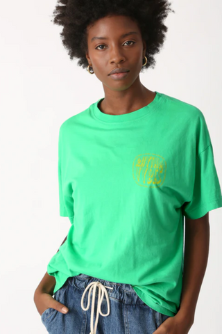 Electric & Rose Kelly Green Festival Signature Tee - Premium Shirts & Tops at Lonnys NY - Just $118! Shop Womens clothing now 