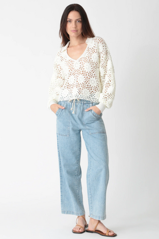 Electric & Rose Sky Blue Pants - Premium pants from Electric & Rose - Just $218! Shop now 