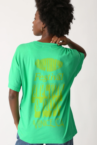 Electric & Rose Kelly Green Festival Signature Tee - Premium Shirts & Tops at Lonnys NY - Just $118! Shop Womens clothing now 