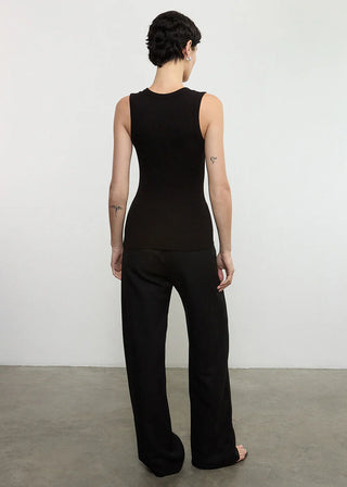 Enza Costa Textured Knit Sleeveless U Tank Top - Premium Shirts & Tops at Lonnys NY - Just $125! Shop Womens clothing now 