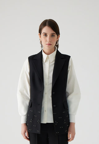 Exquise Aretha Vest *FINAL SALE* - Premium clothing at Lonnys NY - Just $140! Shop Womens clothing now 