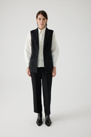 Exquise Aretha Vest *FINAL SALE* - Premium clothing at Lonnys NY - Just $140! Shop Womens clothing now 