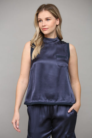 Fate Satin Sleeveless Top - Premium clothing at Lonnys NY - Just $51! Shop Womens clothing now 