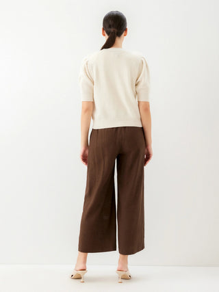 Fifteen Twenty Iliana Puff Sleeve Cardigan Sweater