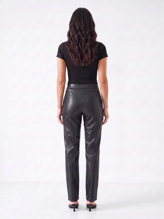 Fifteen Twenty Laurel Faux Leather Straight Leg Pants