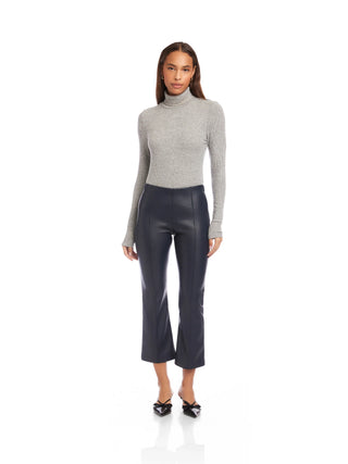 Fifteen Twenty Sigourney Leather Pintuck Pants
