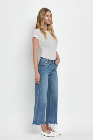 Flying Monkey Sagacity Wide Leg Jeans - Premium clothing at Lonnys NY - Just $94! Shop Womens clothing now 