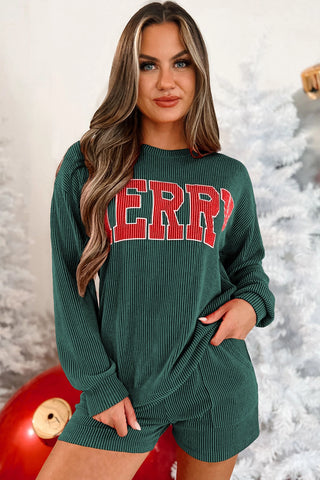 Follow Your Arrow Merry Pajama Set *FINAL SALE* - Premium clothing at Lonnys NY - Just $35! Shop Womens clothing now 