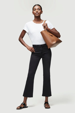 Frame Le Crop Mini Boot Raw Hem - Premium Jeans at Lonnys NY - Just $225! Shop Womens clothing now 