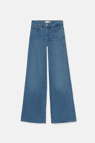 Frame Le Slim Palazzo Raw Hem Jeans - Premium Jeans at Lonnys NY - Just $268! Shop Womens clothing now 