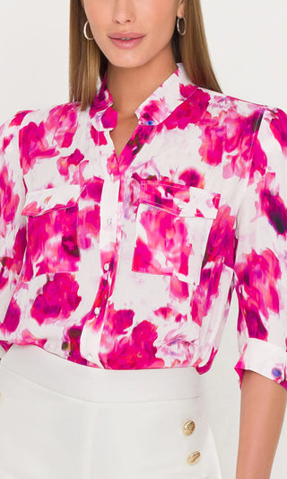 Generation Love Bardot Floral Shirt