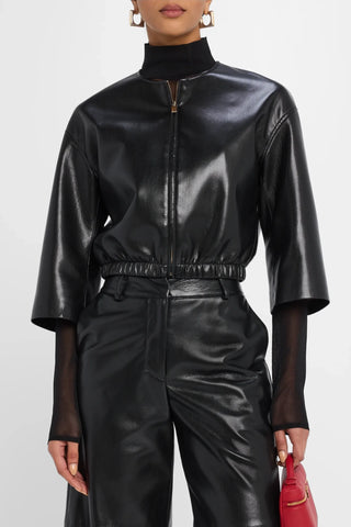 Generation Love Brando Vegan Leather Bomber - Premium clothing at Lonnys NY - Just $395! Shop Womens clothing now 