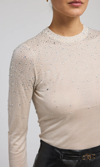 Generation Love Elsie Crystal Sweater - Premium clothing at Lonnys NY - Just $298! Shop Womens clothing now 