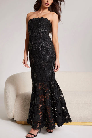 Generation Love Mirelle Vegan Leather Lace Dress