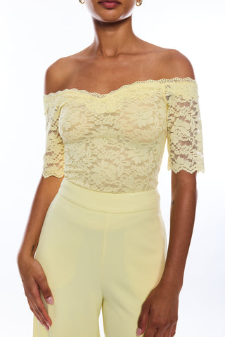 Generation Love Kovi Lace Off Shoulder Top