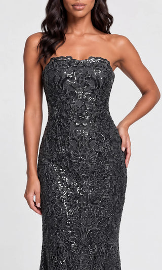 Generation Love Paris Metallic Lace Dress