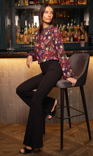Generation Love Yuni Ponte Flared Leggings