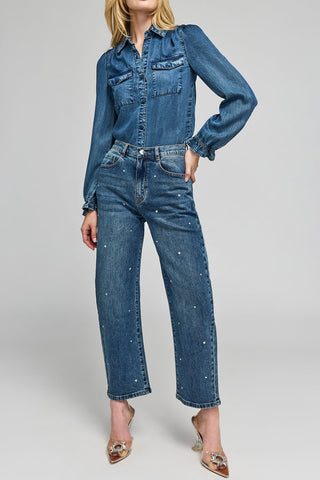 Generation Love Priya Denim Blouse