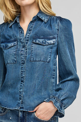 Generation Love Priya Denim Blouse