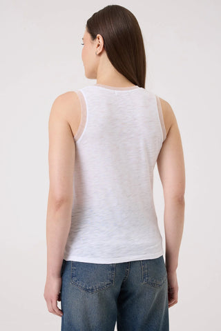 Goldie Celine Tulle Accent Tank Top
